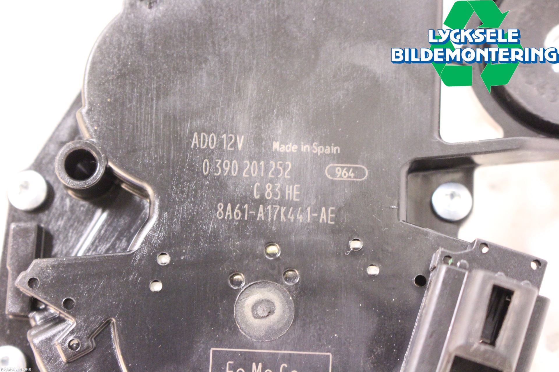 Ford FIESTA 13-17 Torkarmotor Baklucka