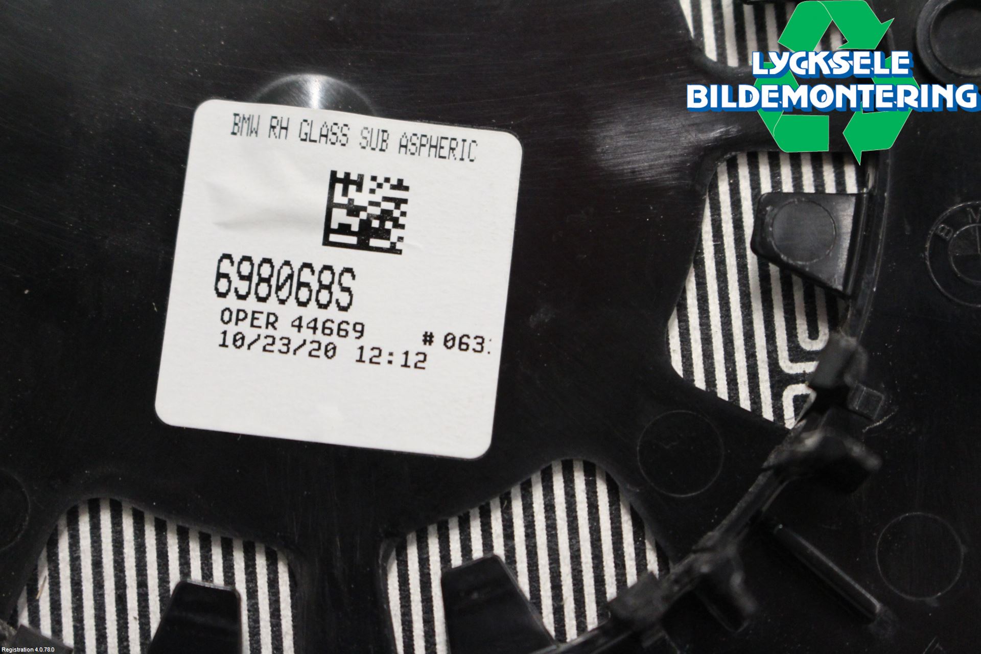 BMW X3 G01 18- Spegelglas Hö