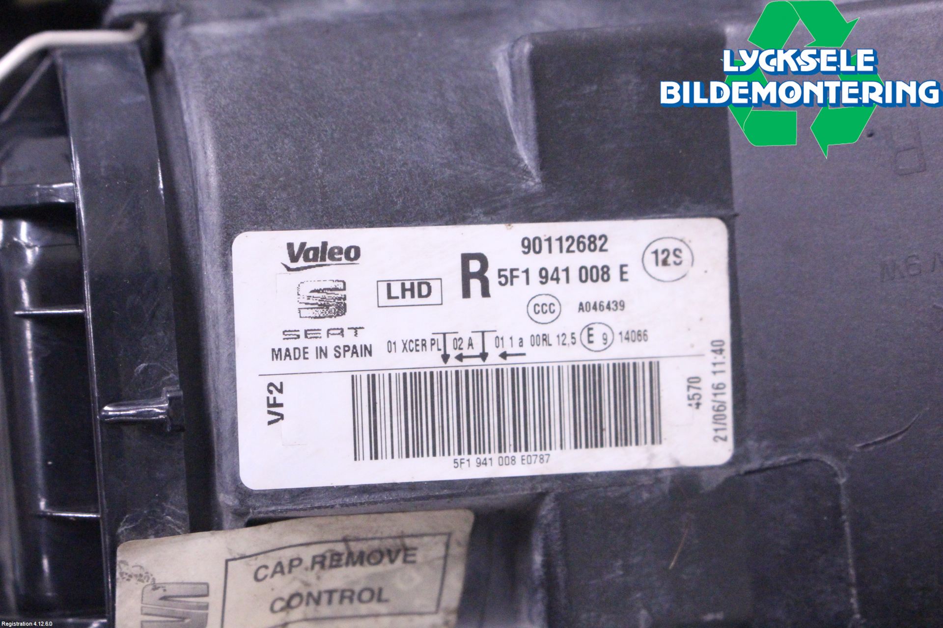 Seat LEON 13-20 Strålkastare Höger