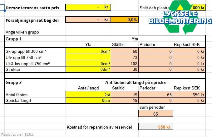 Ford KUGA 13-16 Strålkastare Höger