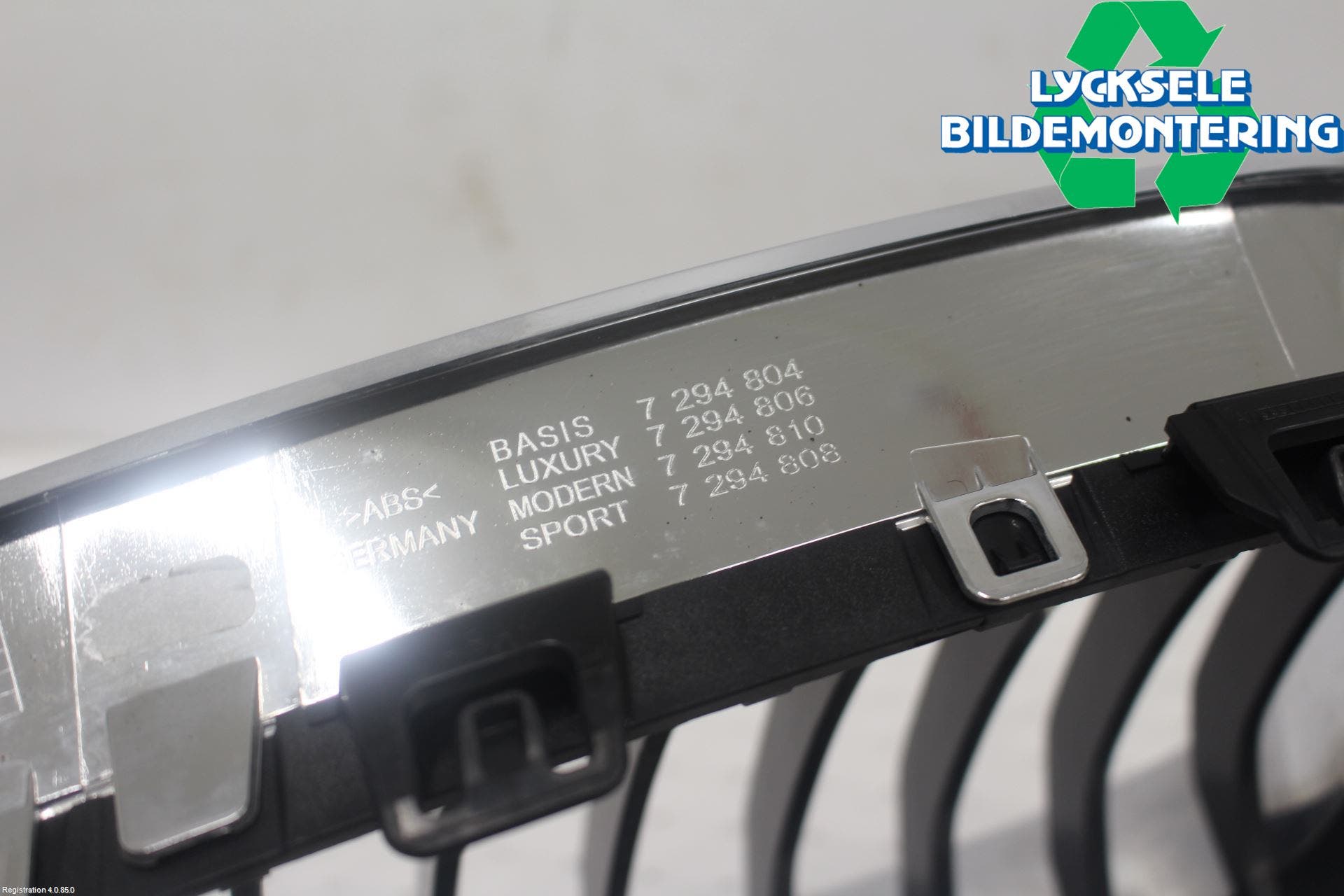 BMW 3 GT F34 13-19 Grilldel Höger