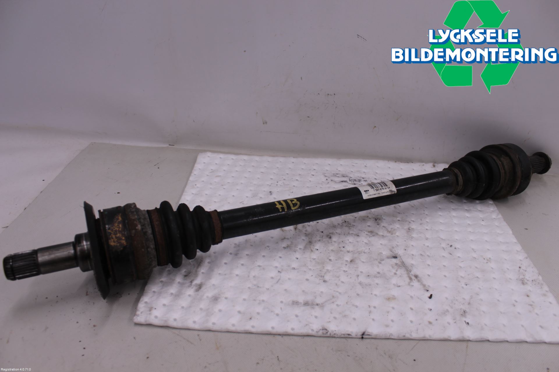 BMW 3 F30/F31/F80 12-19 Drivaxel Bak Höger