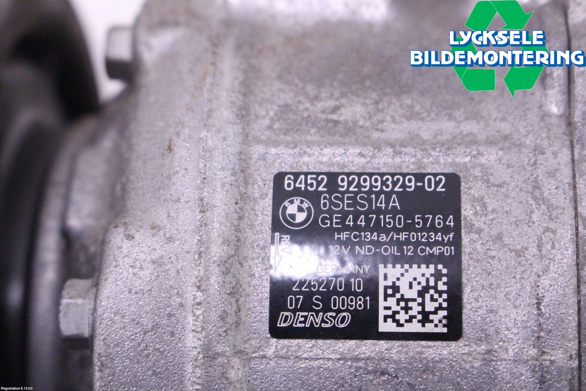 BMW 3 F30/F31/F80 12-19 Ac Kompressor