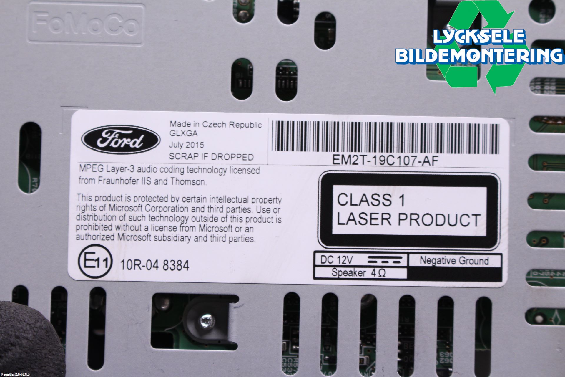 Ford GALAXY 16- Cd Radio - Multimediapanel