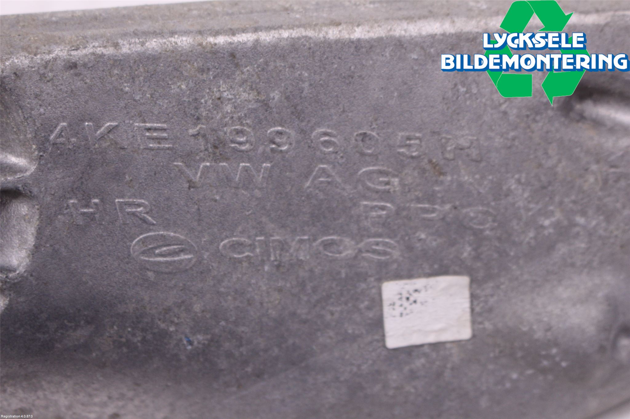 Audi E-TRON, S GE 19- Motorfäste