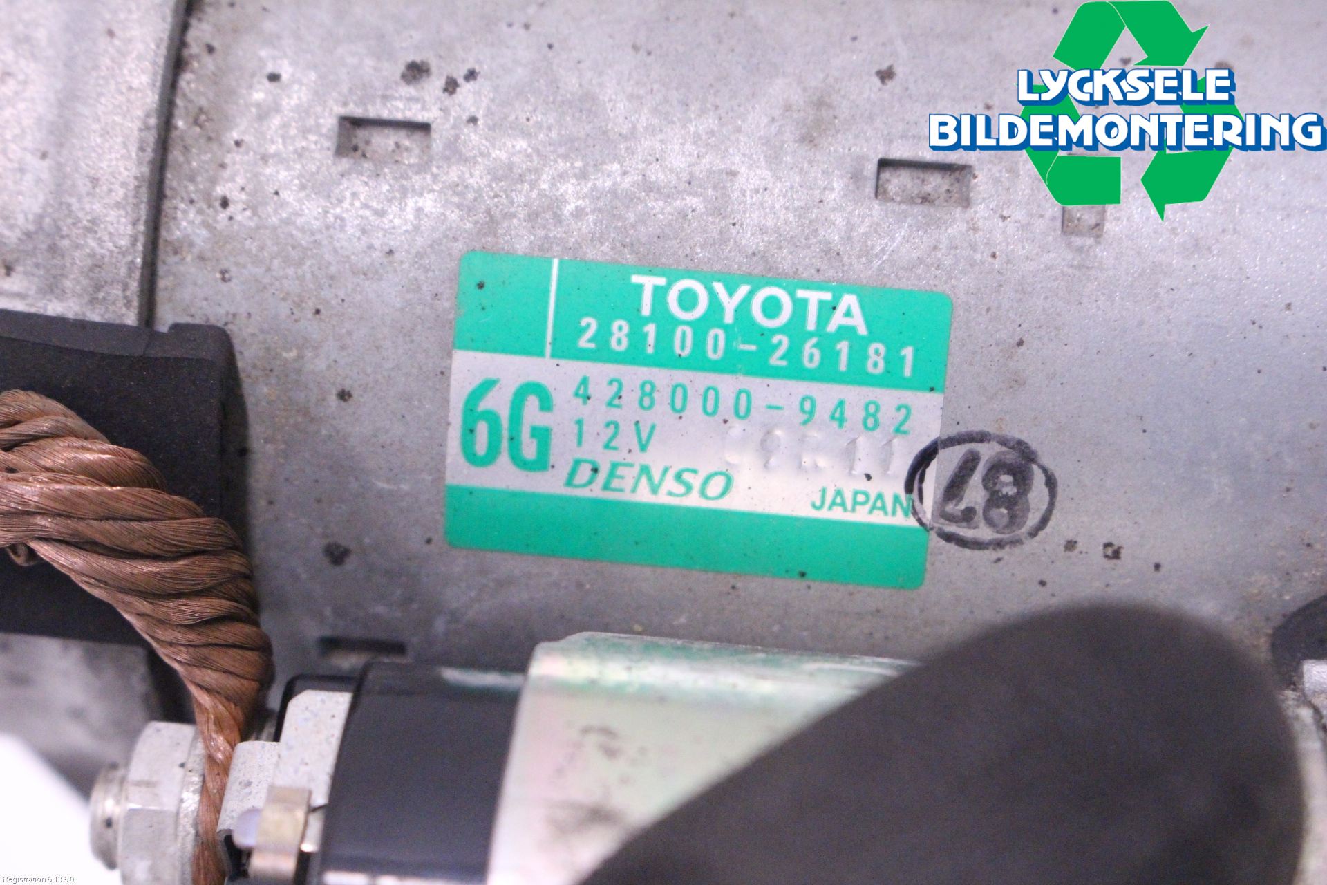 Toyota RAV4 13-18 Startmotor Diesel
