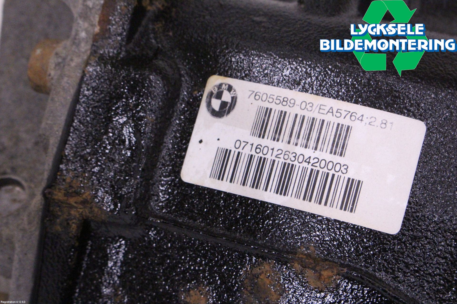 BMW 3 F30/F31/F80 12-19 Bakväxel-Diff
