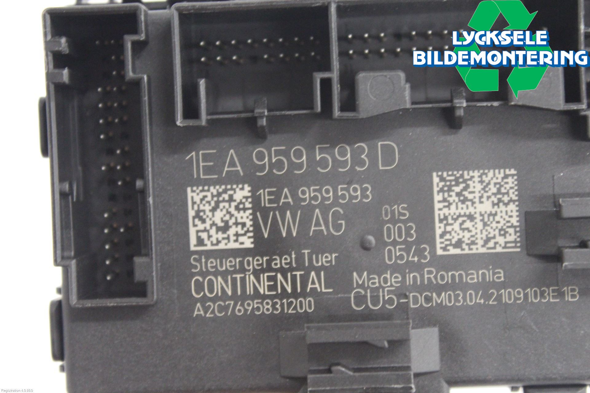 Volkswagen VW ID.3 21- Styrenhet Dörr