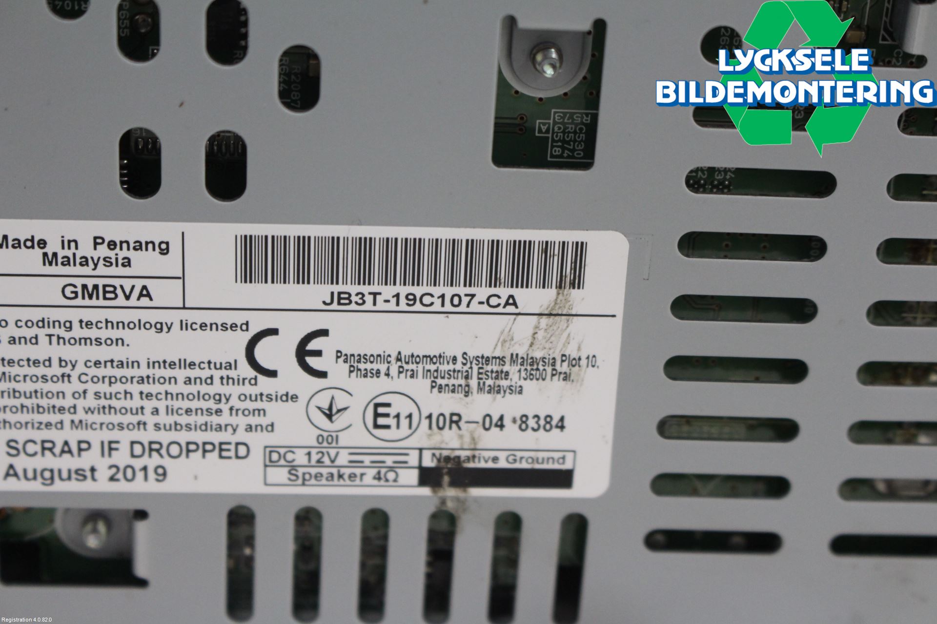 Ford RANGER EU 12-23 Cd Radio - Multimediapanel