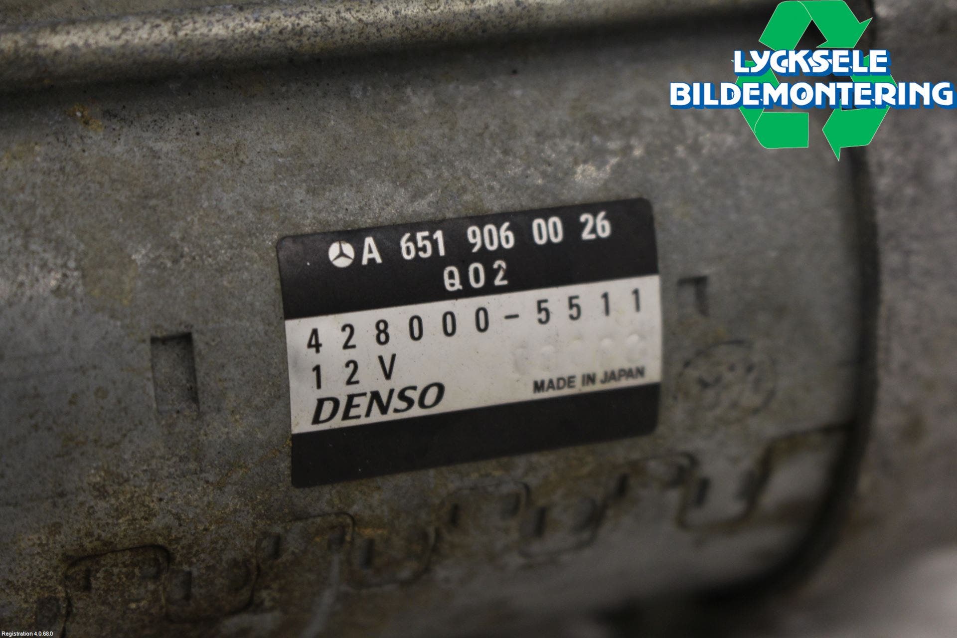 Mercedes-Benz MB VITO/VIANO (W639) 04-14 Startmotor Diesel