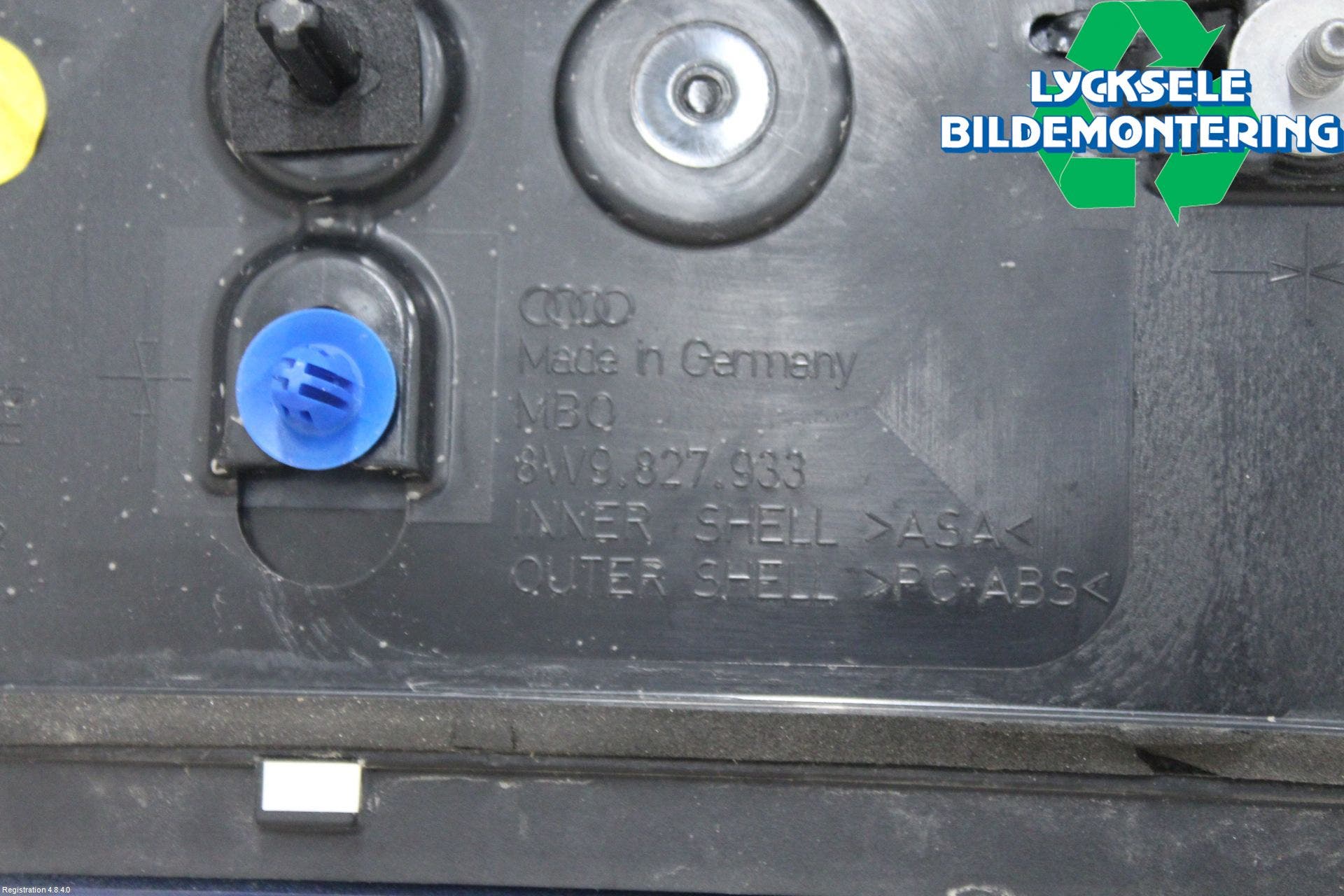 Audi A4/S4 B9 16-19 Spoiler Baklucka