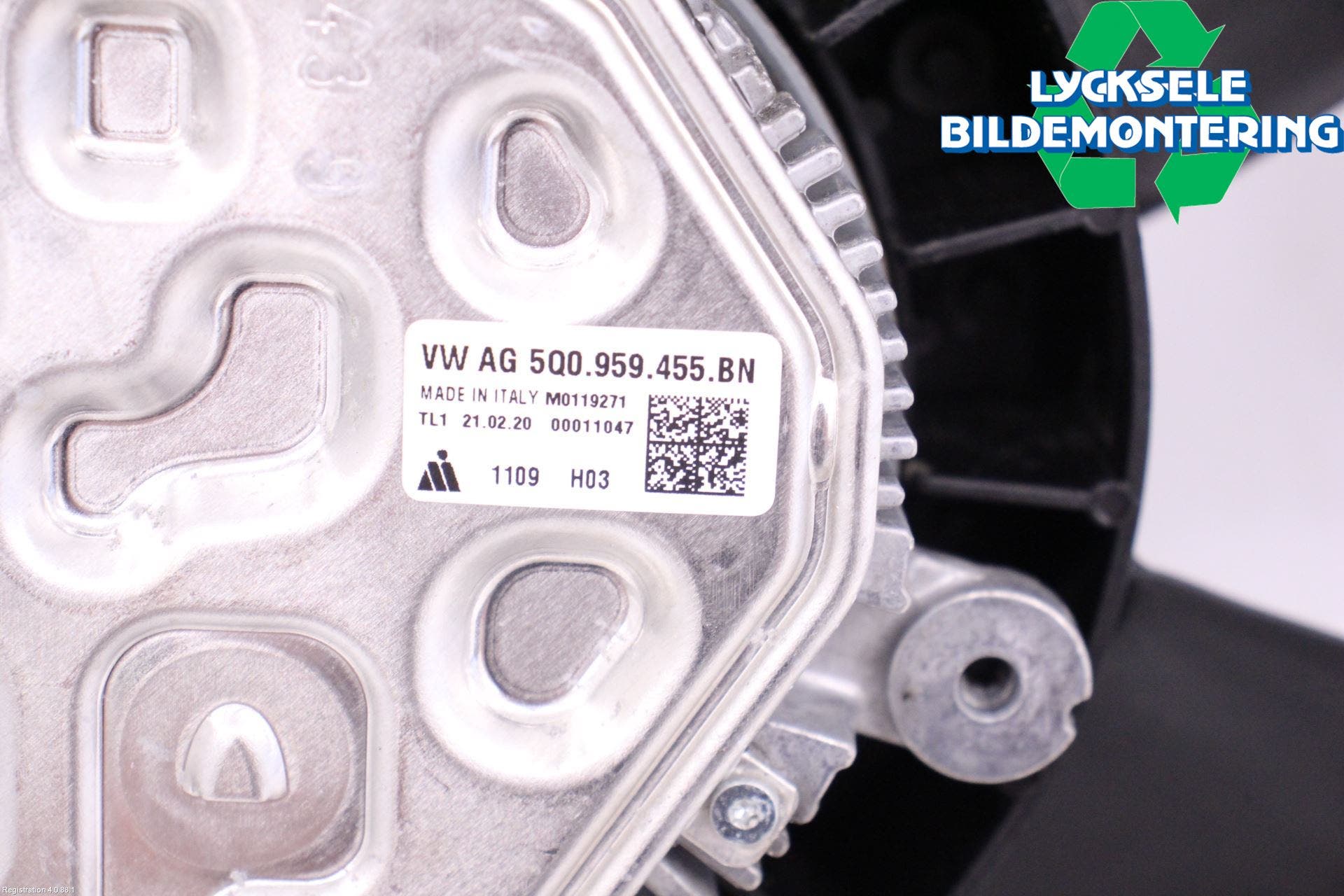 Volkswagen VW TIGUAN 16-24 Kylfläkt El