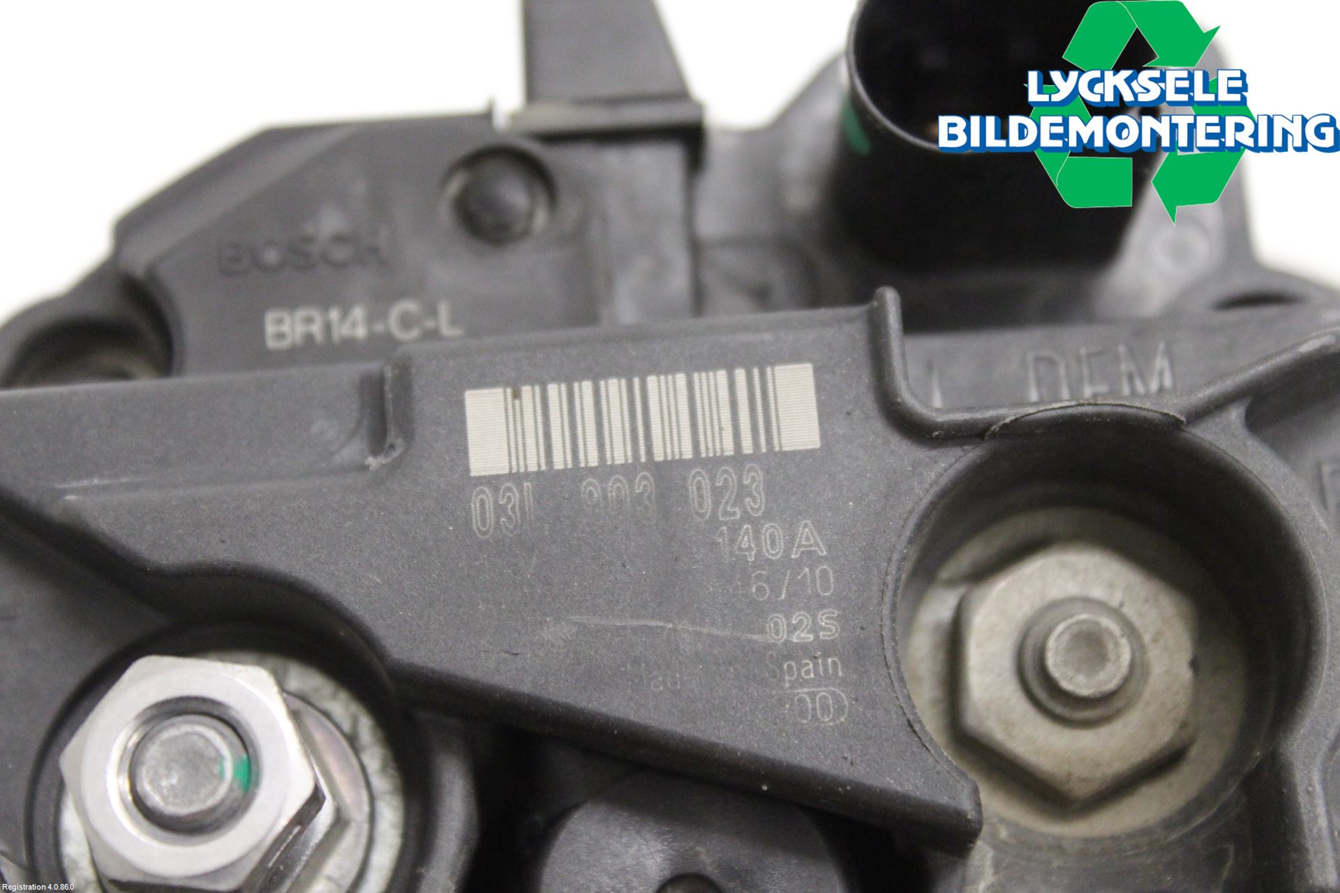 Volkswagen VW GOLF VI 09-13 Generator