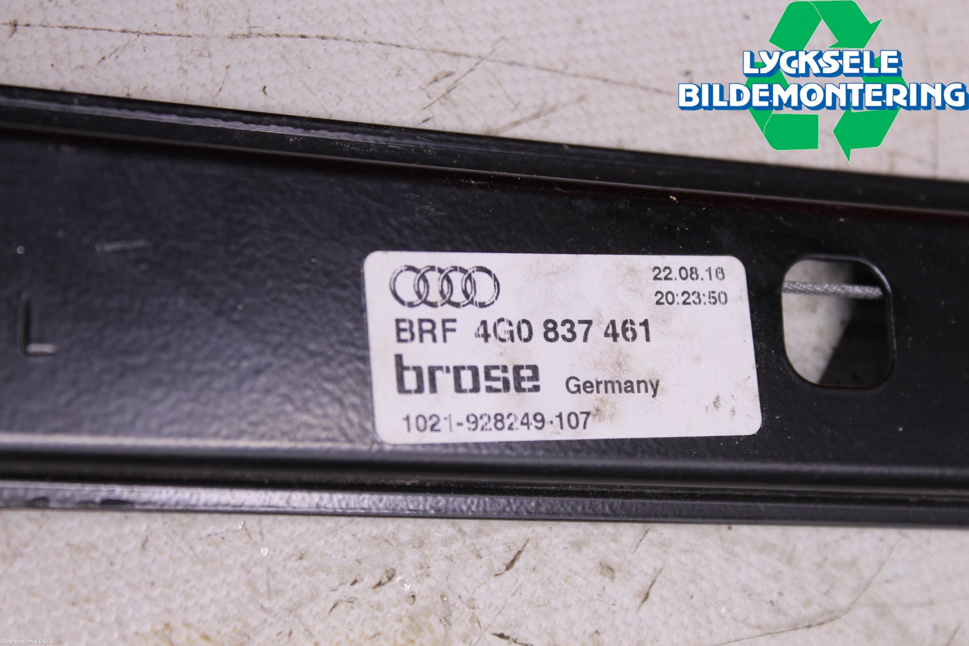 Audi A6/S6 4G 11-18 Fönsterhissmekanism