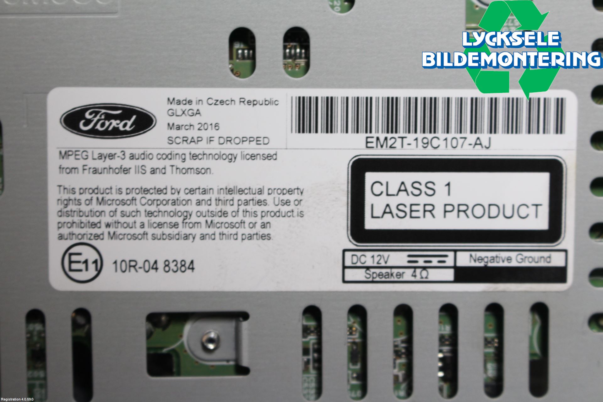 Ford GALAXY 16- Cd Radio - Multimediapanel