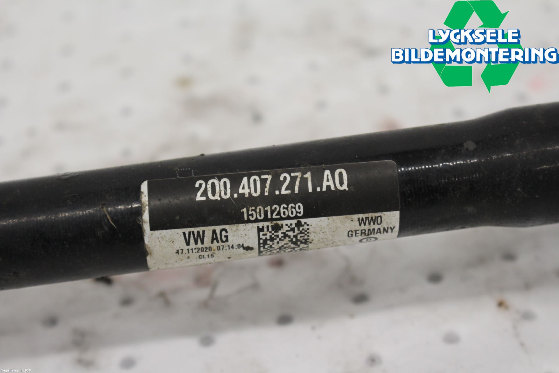 Audi A1 19- Drivaxel Fram Vänster