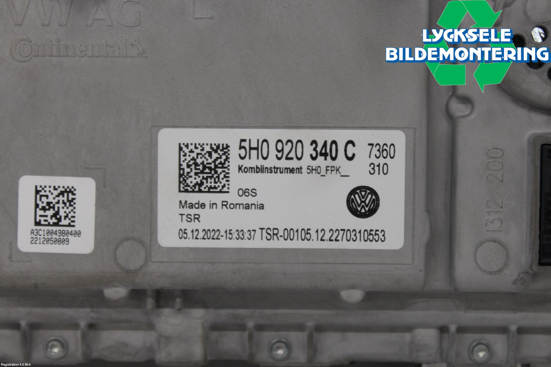 Volkswagen VW GOLF / E-GOLF VIII 20- Instrument Komb