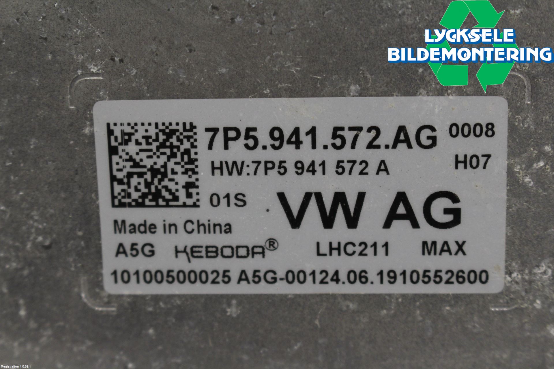 Volkswagen VW TIGUAN 16-24 Styrenhet Strålkastare