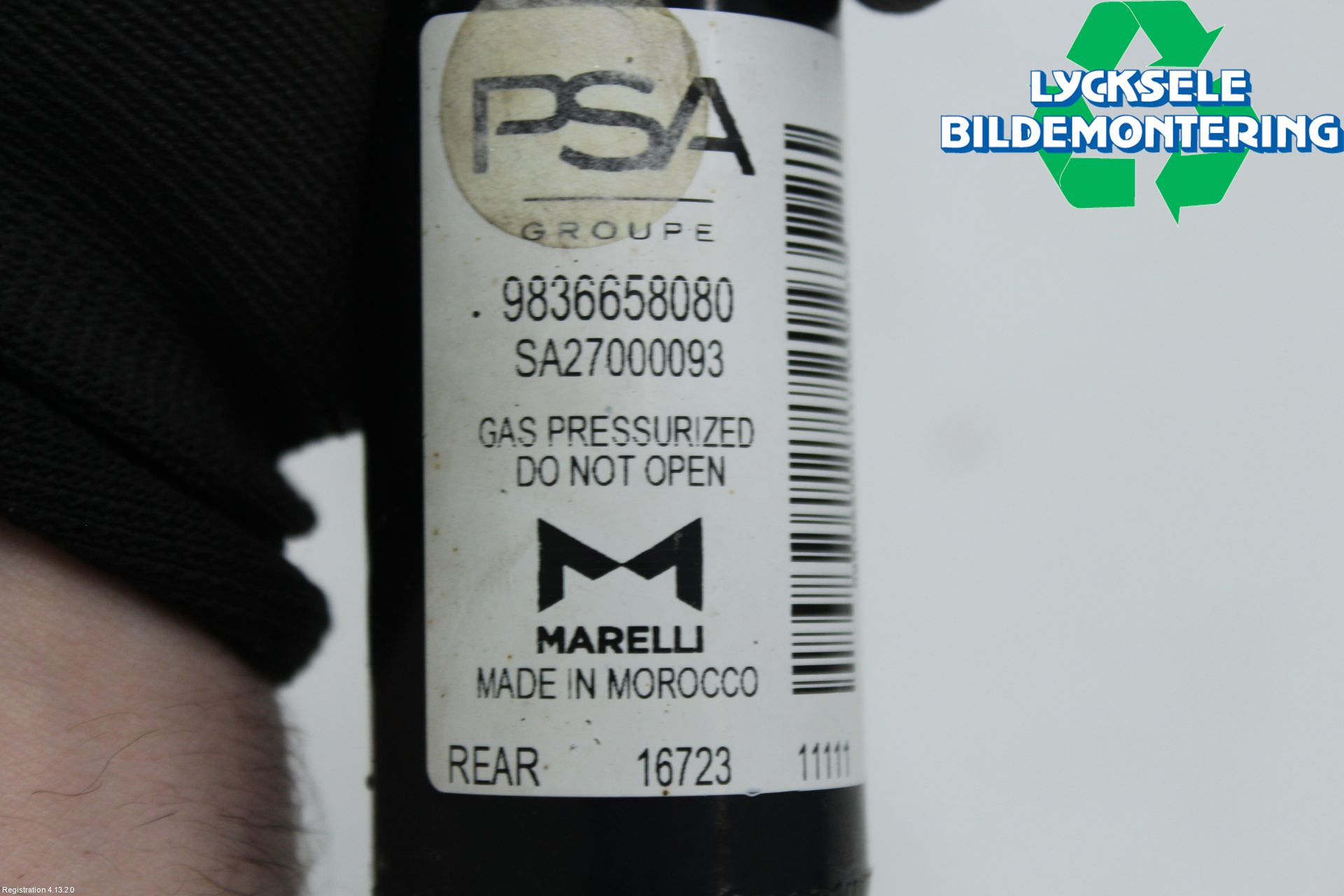 Peugeot 2008/E-2008 20- Stötdämpare Bak