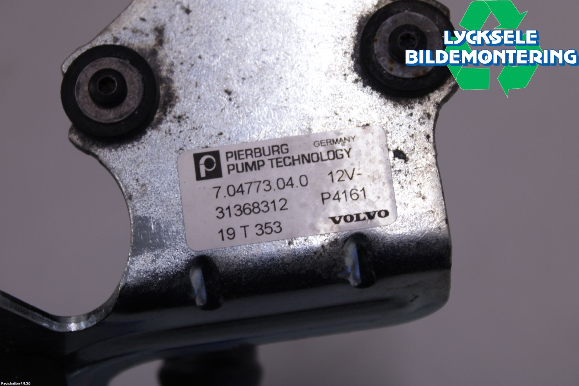 Volvo V60 19- Värme Cirkulationspump