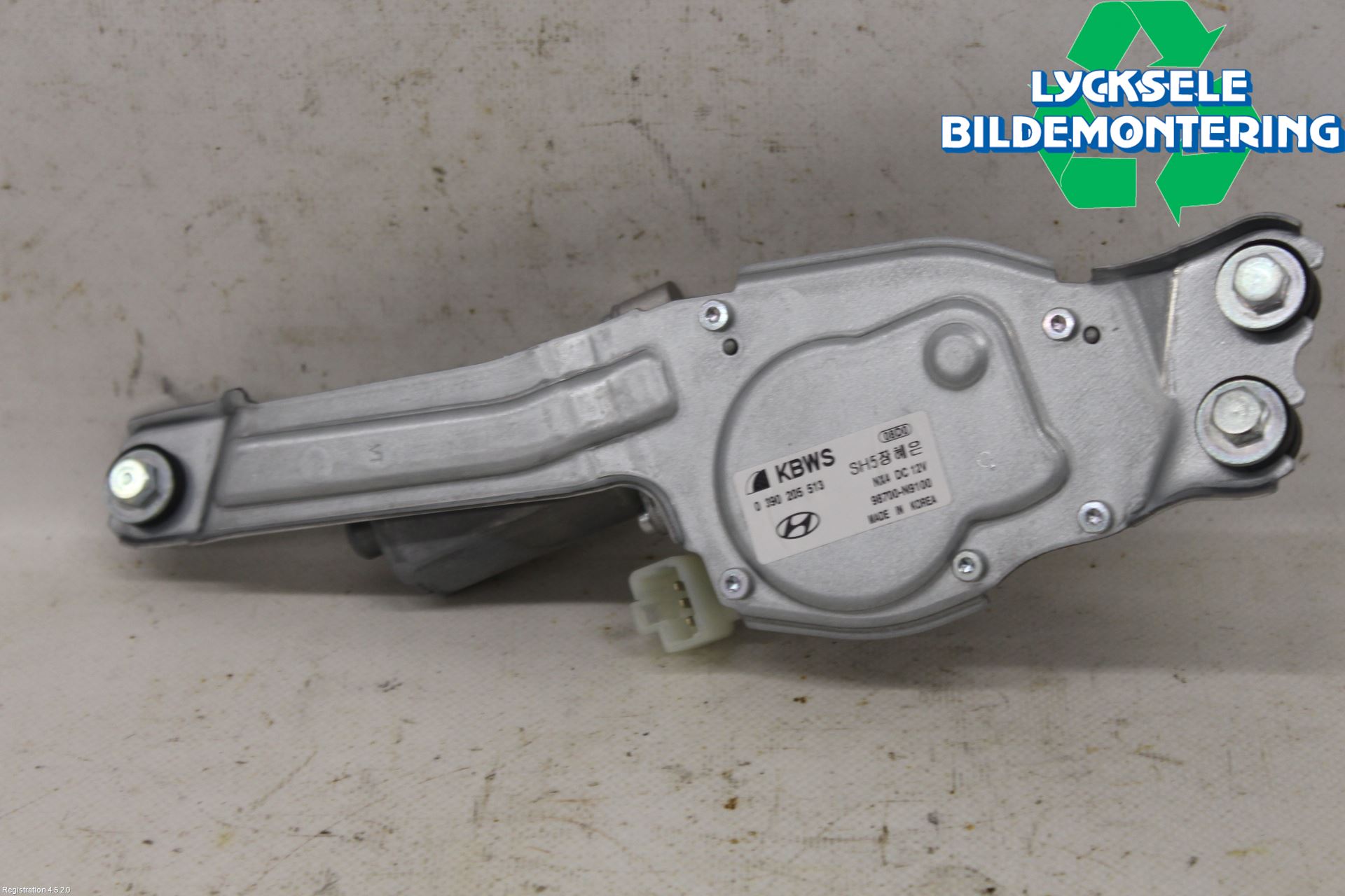 Hyundai TUCSON 05- Torkarmotor Baklucka