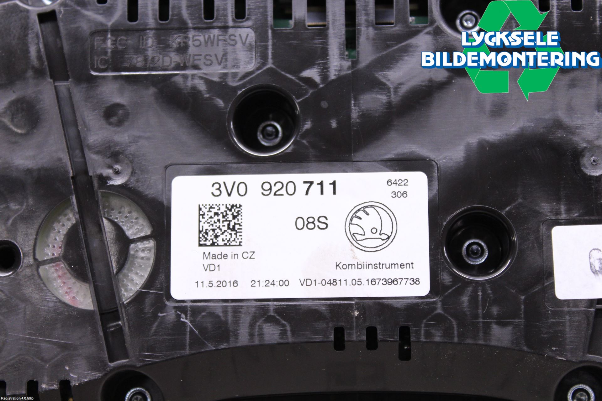 Skoda SUPERB 16-24 Instrument Komb