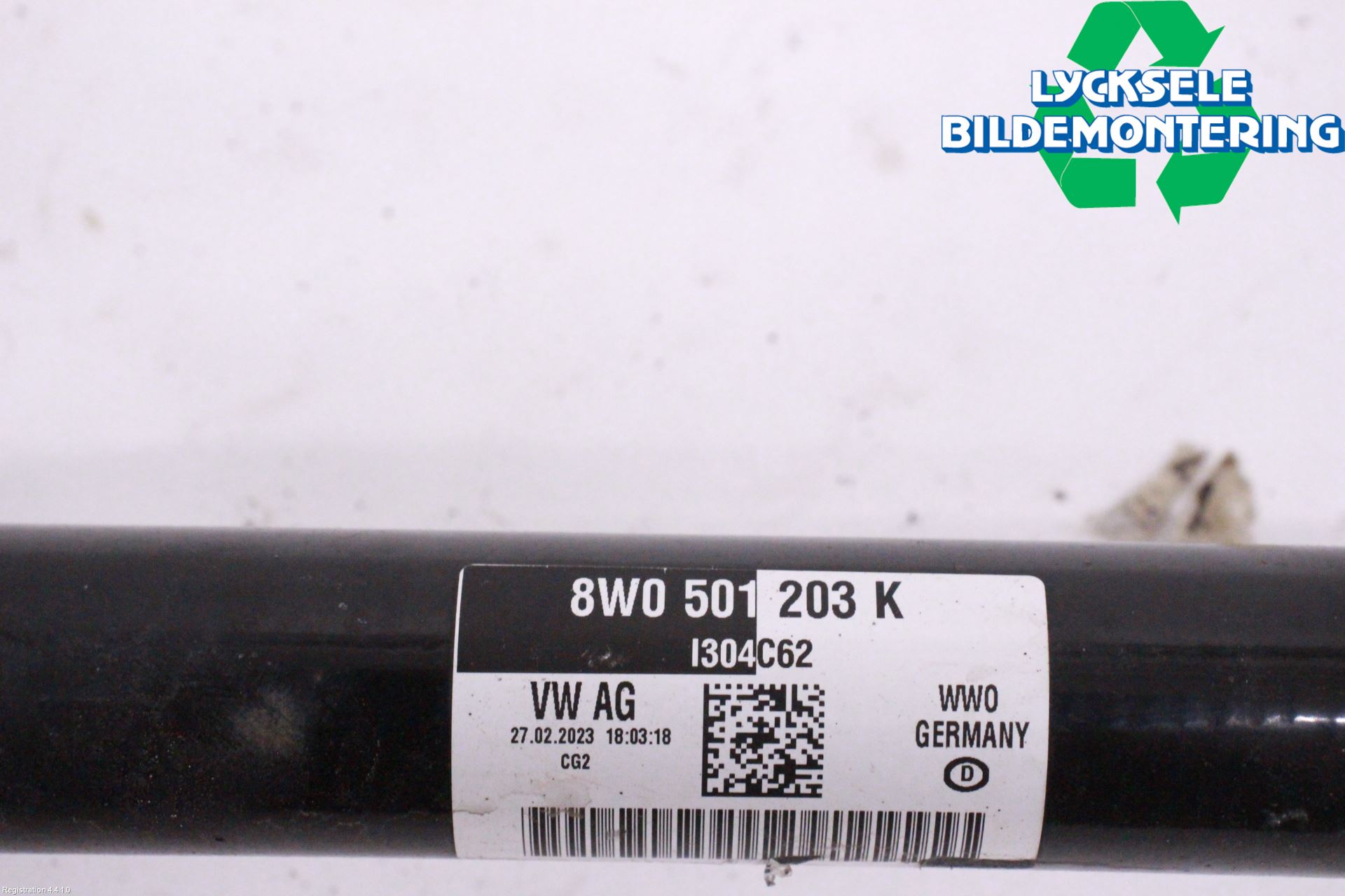 Audi A4/S4 B9 20- Drivaxel Bak Vänster