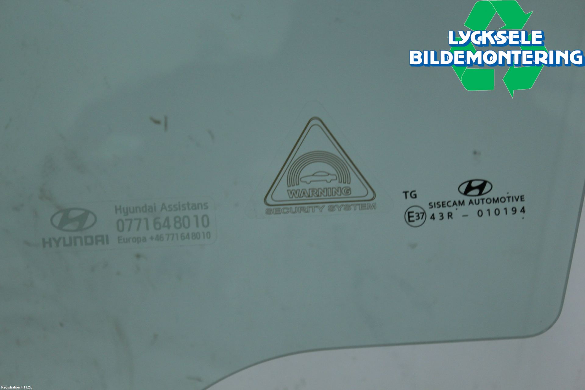 Hyundai i10 LA 20- Dörruta Fram Vänster