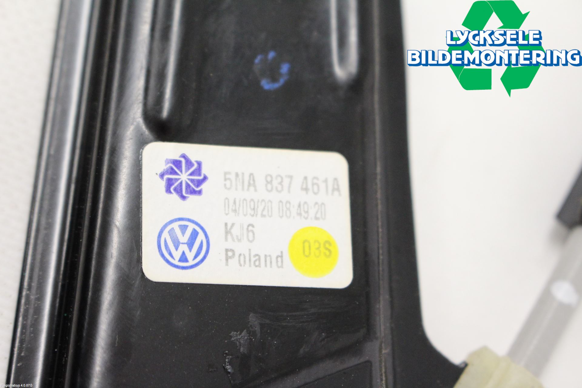 Volkswagen VW TIGUAN 16-24 Fönsterhissmekanism