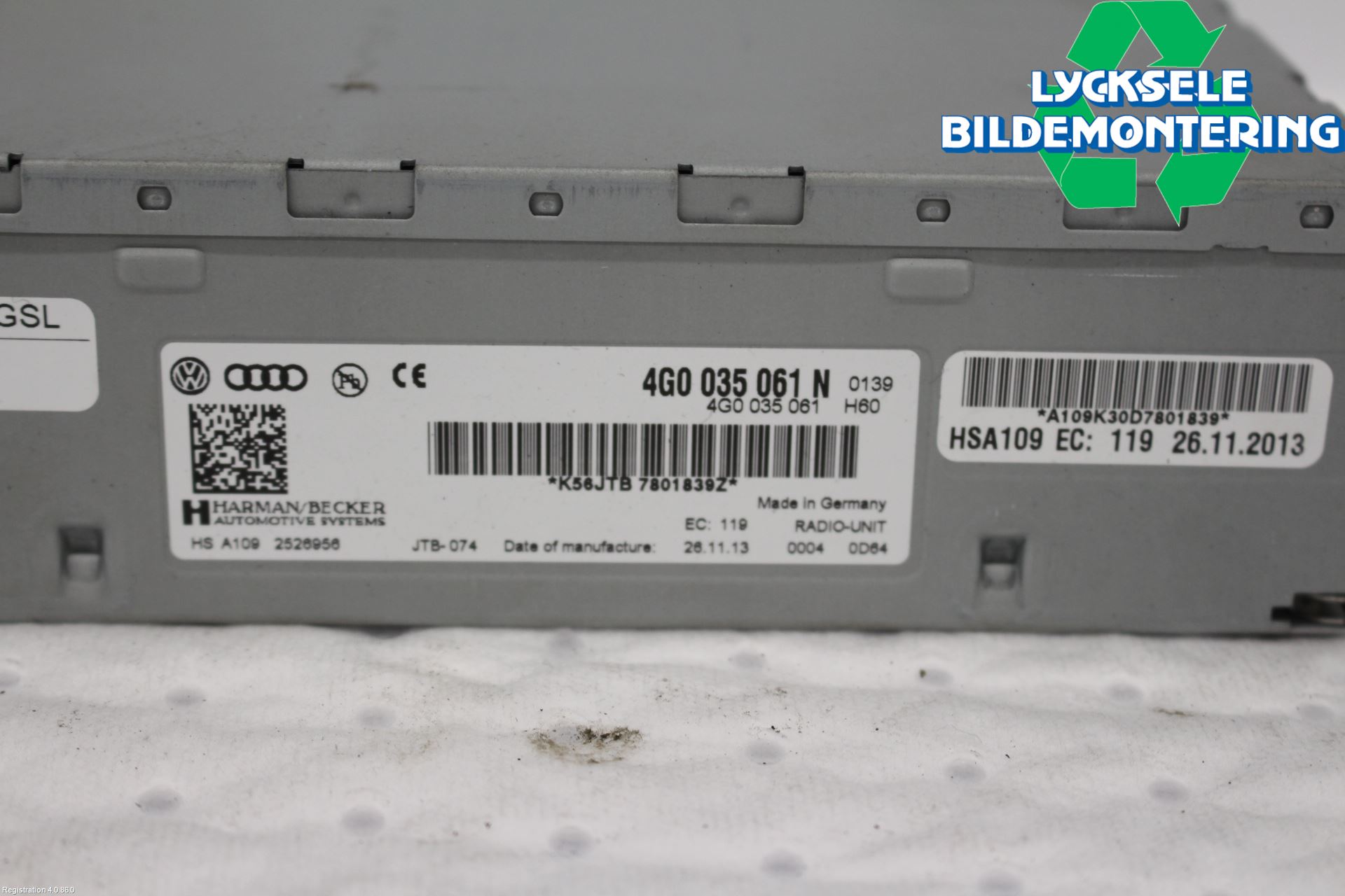 Audi A6/S6 4G 11-18 Cd Radio - Multimediapanel