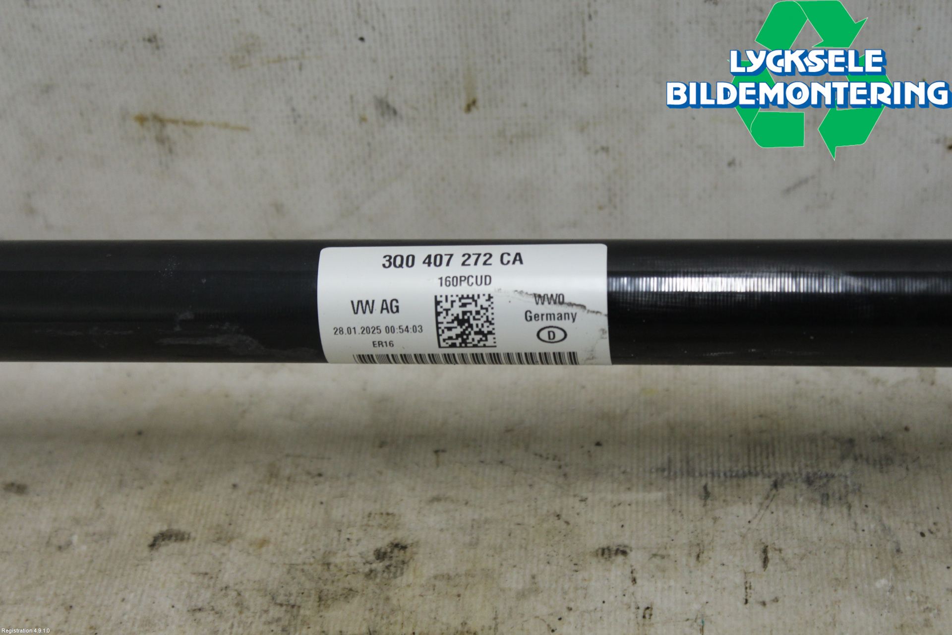 Audi Q3 F3 19- Drivaxel Fram Höger