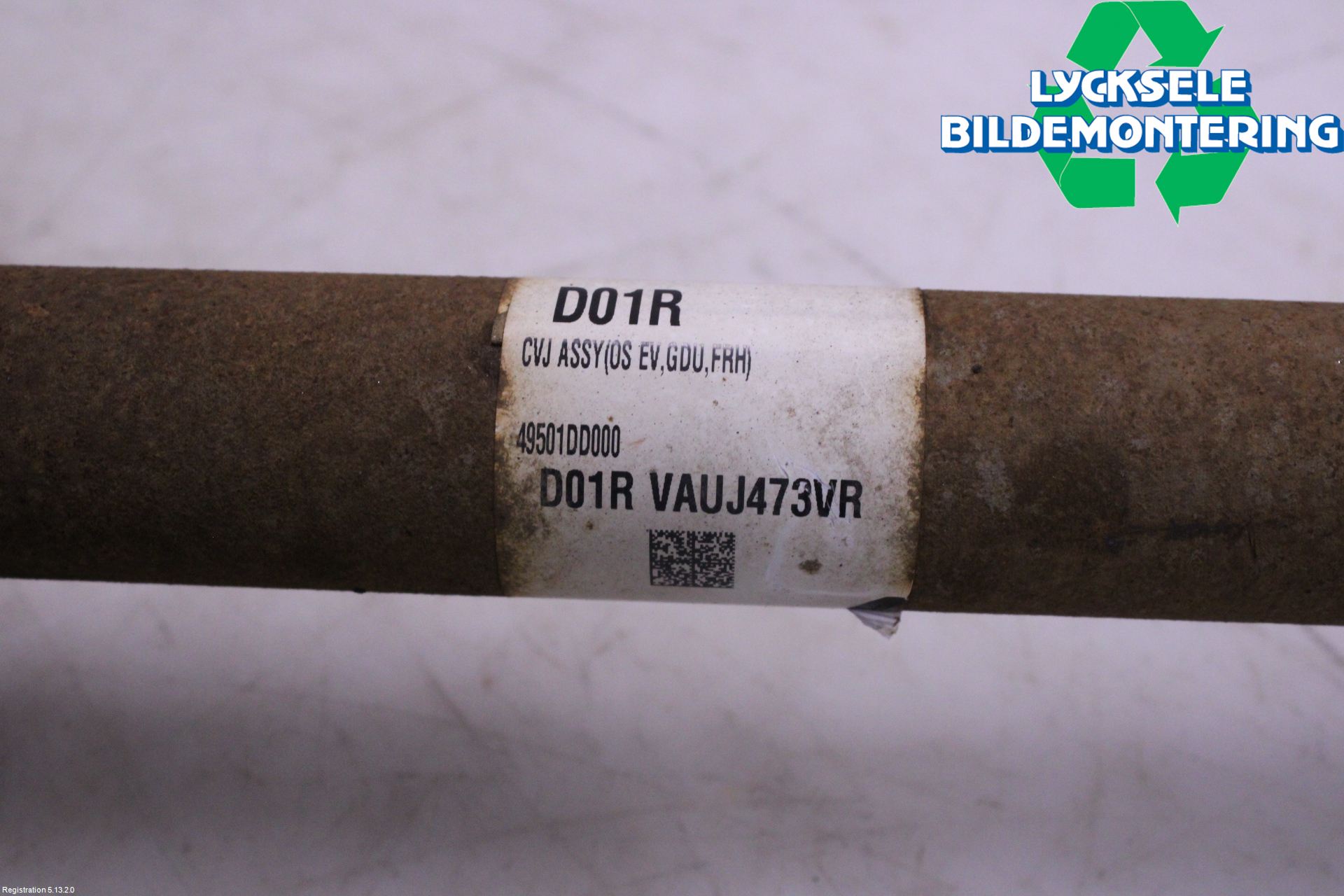 Hyundai KONA/ELECTRIC OS 18-23 Drivaxel Fram Höger