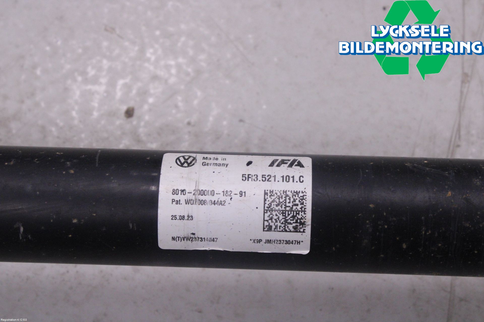 Volkswagen VW CADDY 21- Mellanaxel Komp