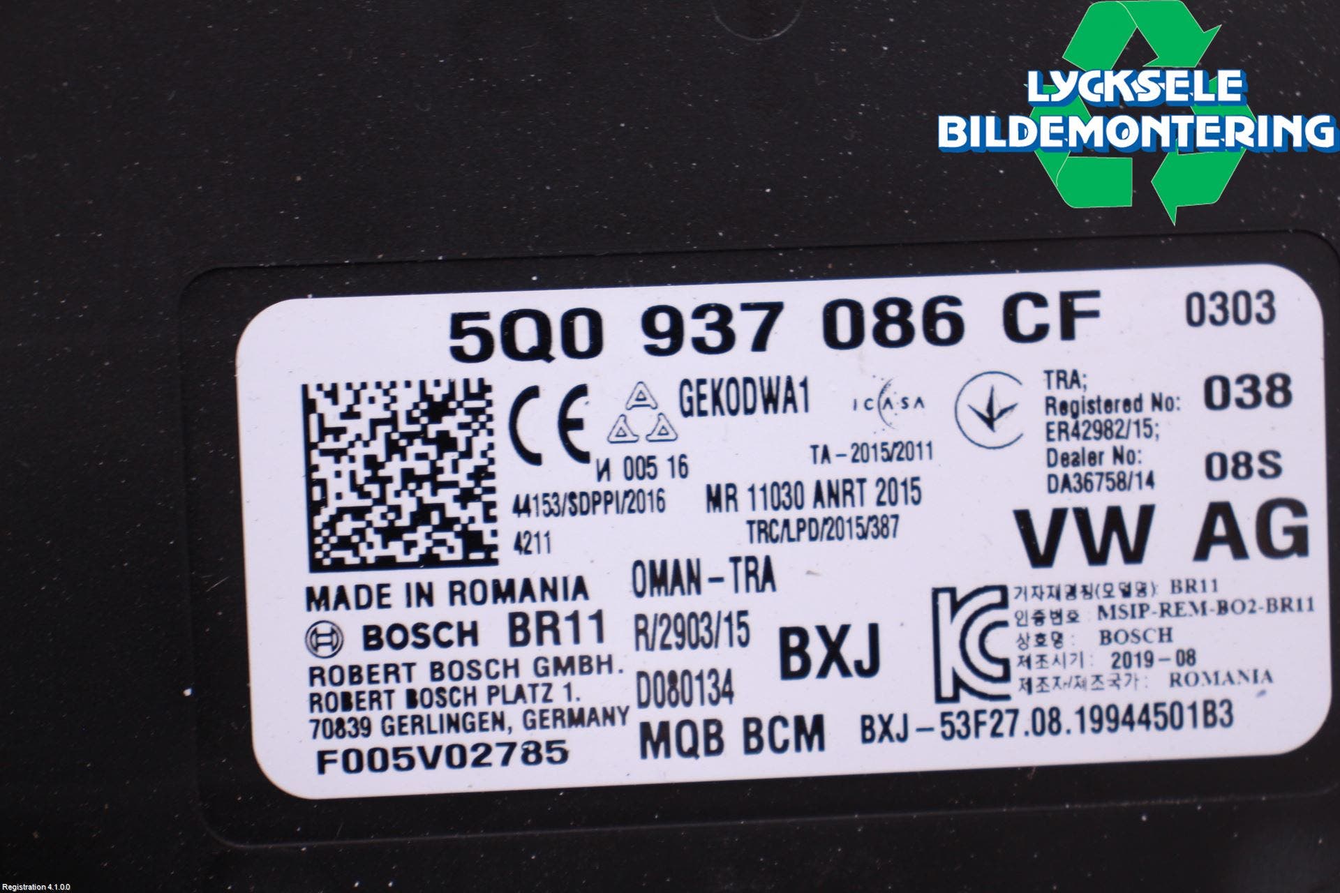 Skoda SUPERB 16-24 Komfort Styrdon