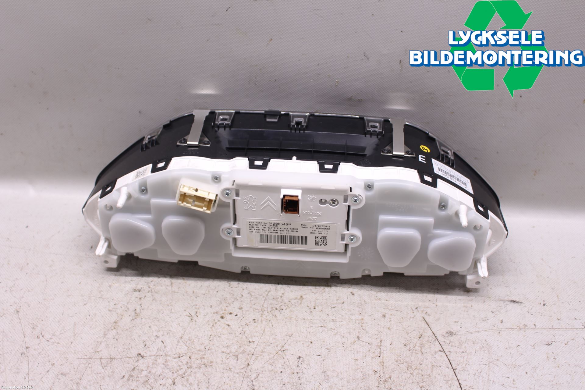 Peugeot 208 12-15 Instrument Komb