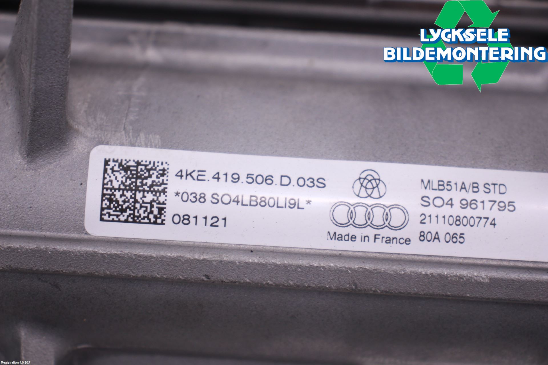 Audi E-TRON, S GE 19- Rattaxelagg Justerbart