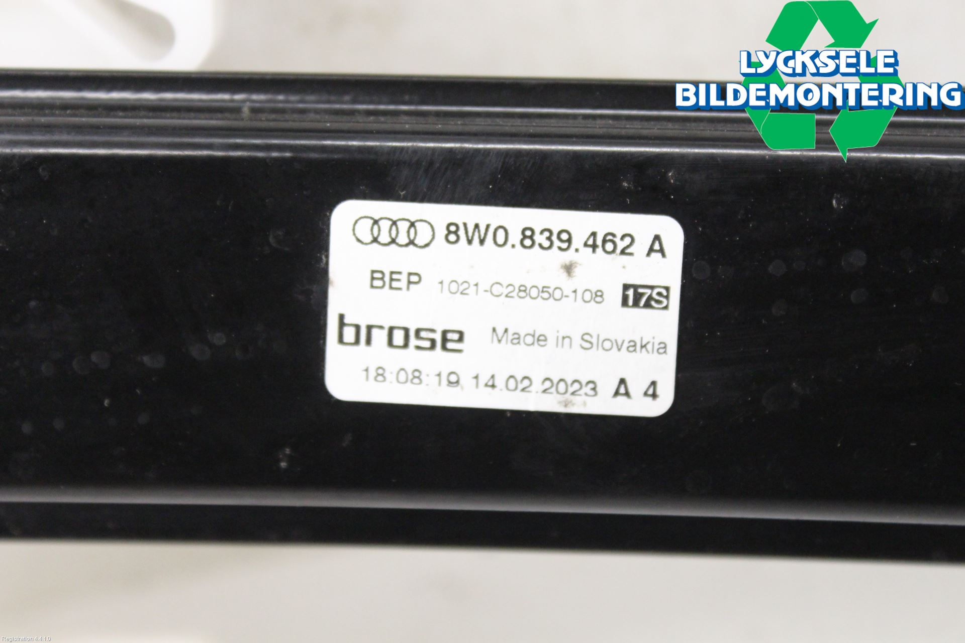 Audi A4/S4 B9 20- Fönsterhissmekanism