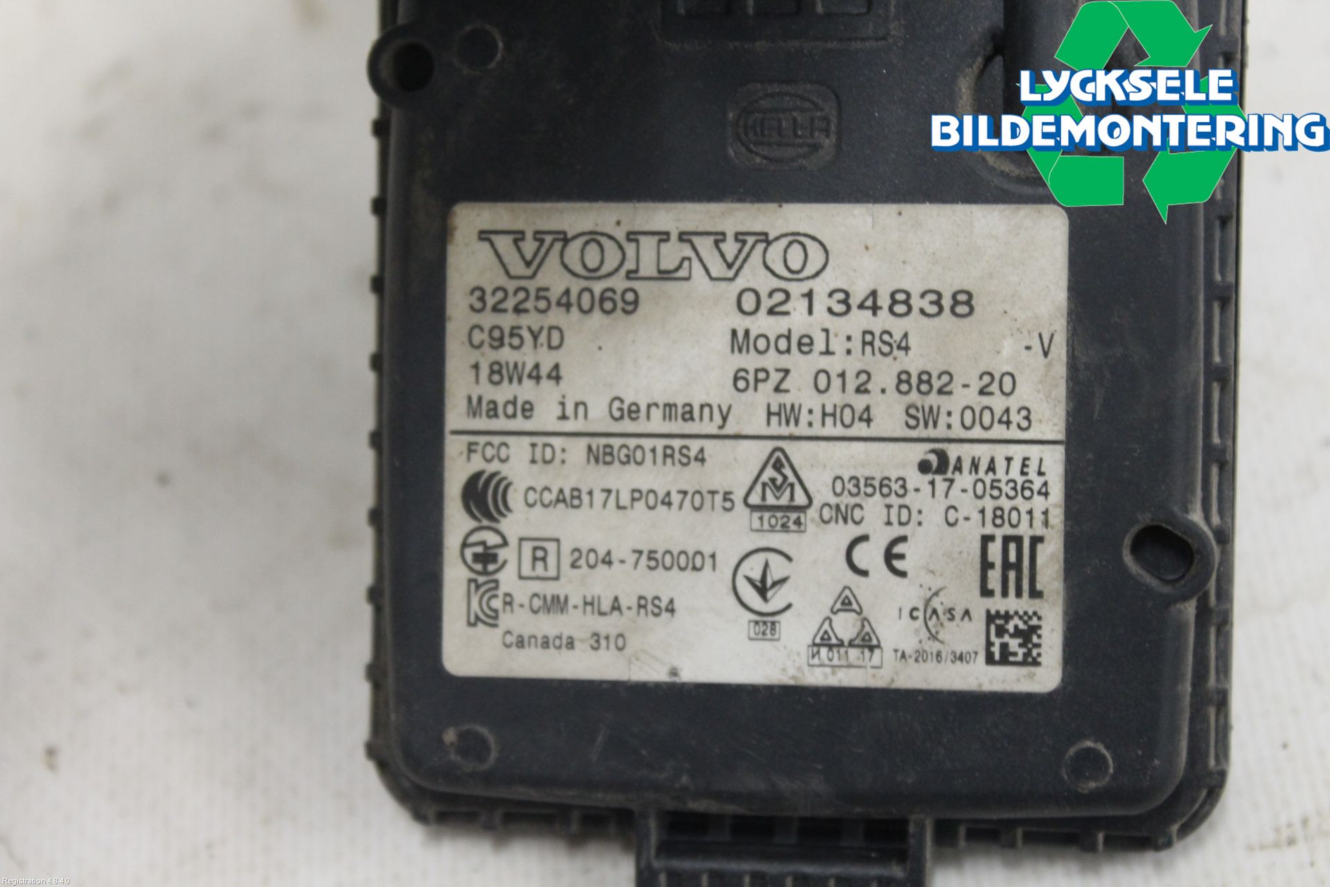 Volvo V60 19- Sensor Aktivt Kollisionsskydd