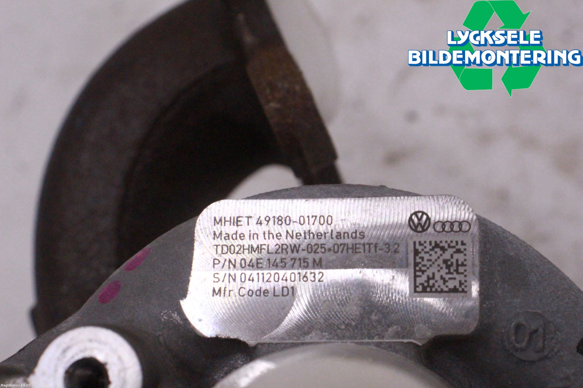 Volkswagen VW PASSAT 20-24 Turboaggregat