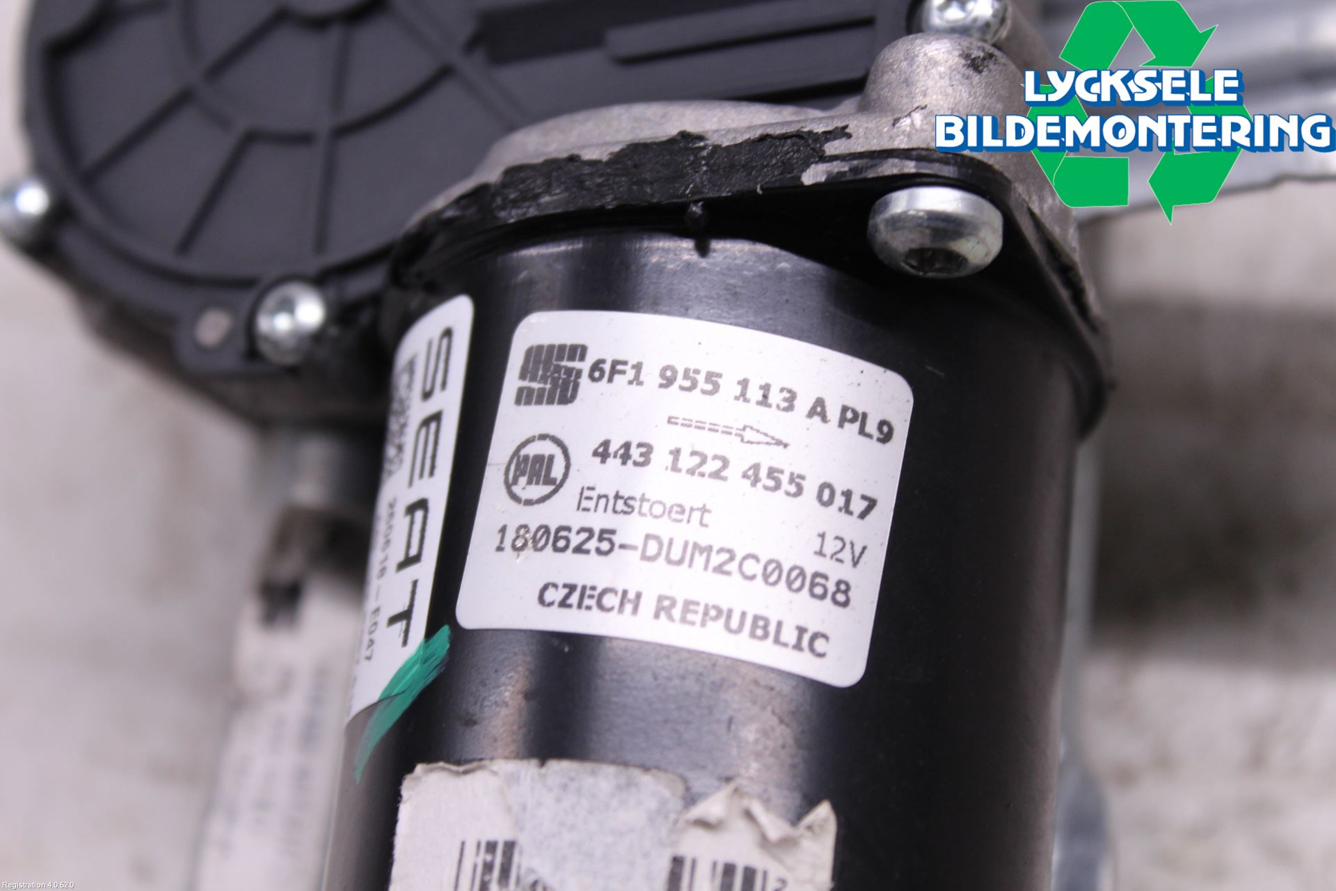 Seat ARONA Torkarmotor Vindruta