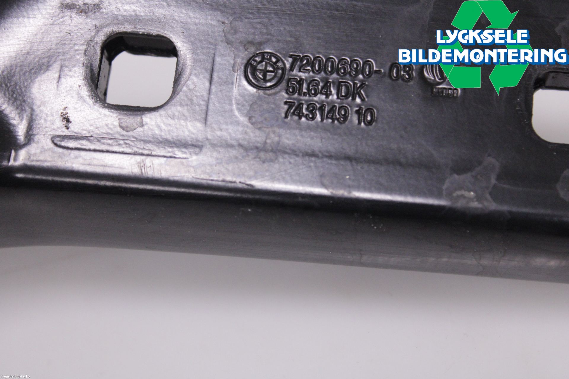 BMW 5 F10/F11/F18 09-17 Frontplåt