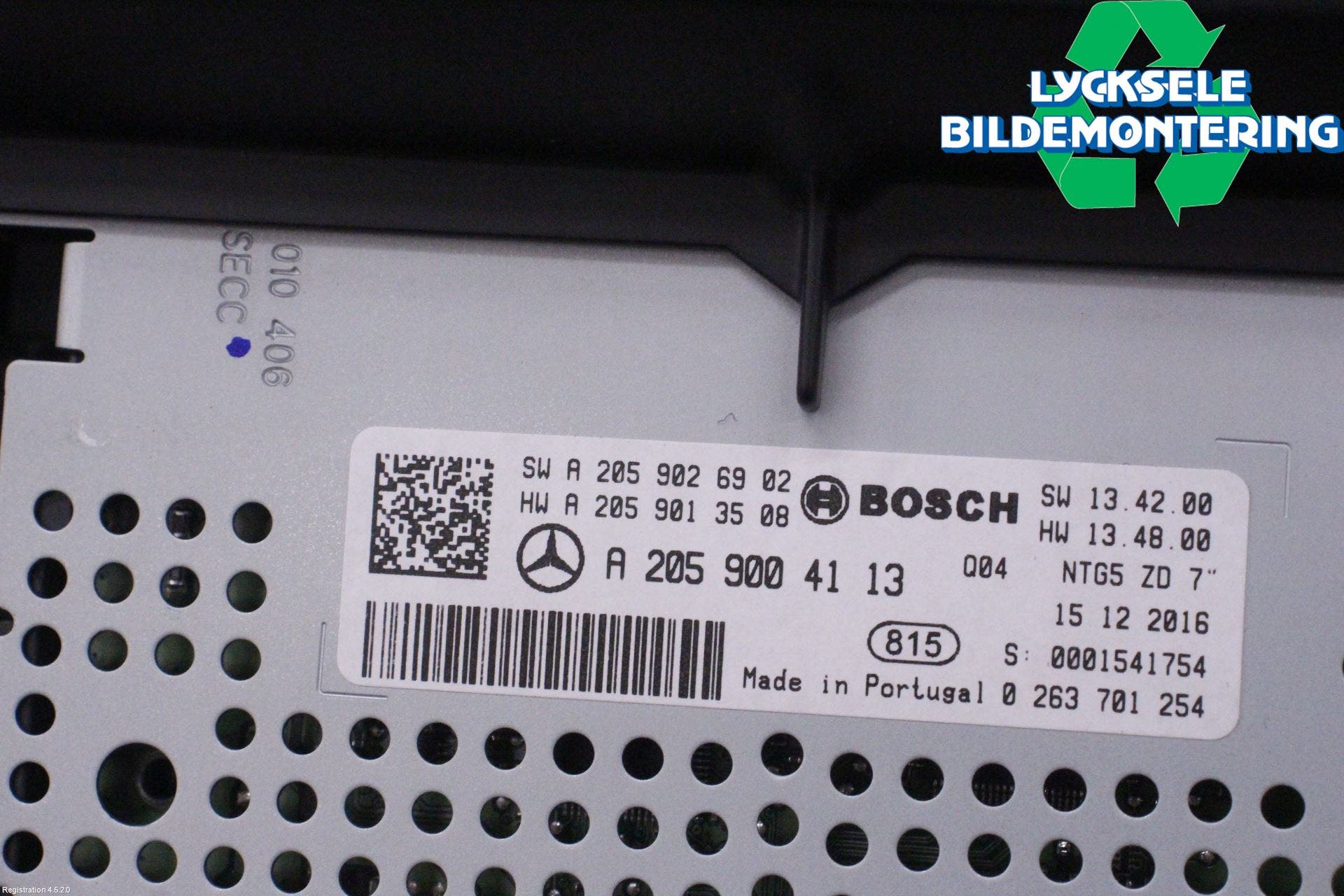 MB GLC-KLASS (X253/C253) 15-22 Bildskärm