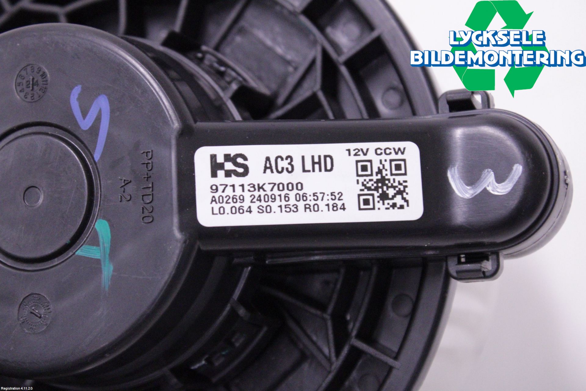 Hyundai i10 LA 20- Ac Värmefläkt