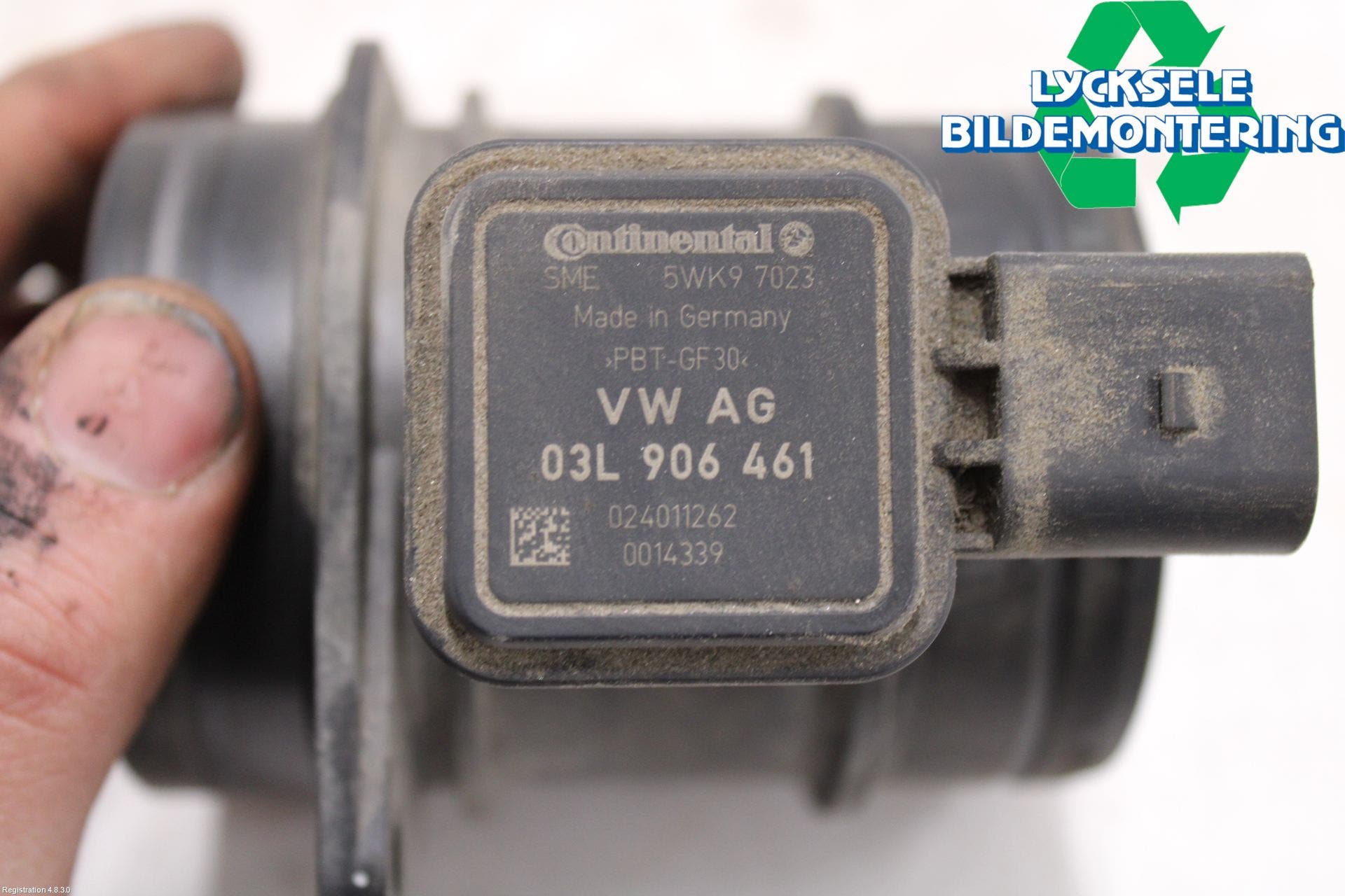 Volkswagen VW CADDY 11-15 Injluftmassamätare