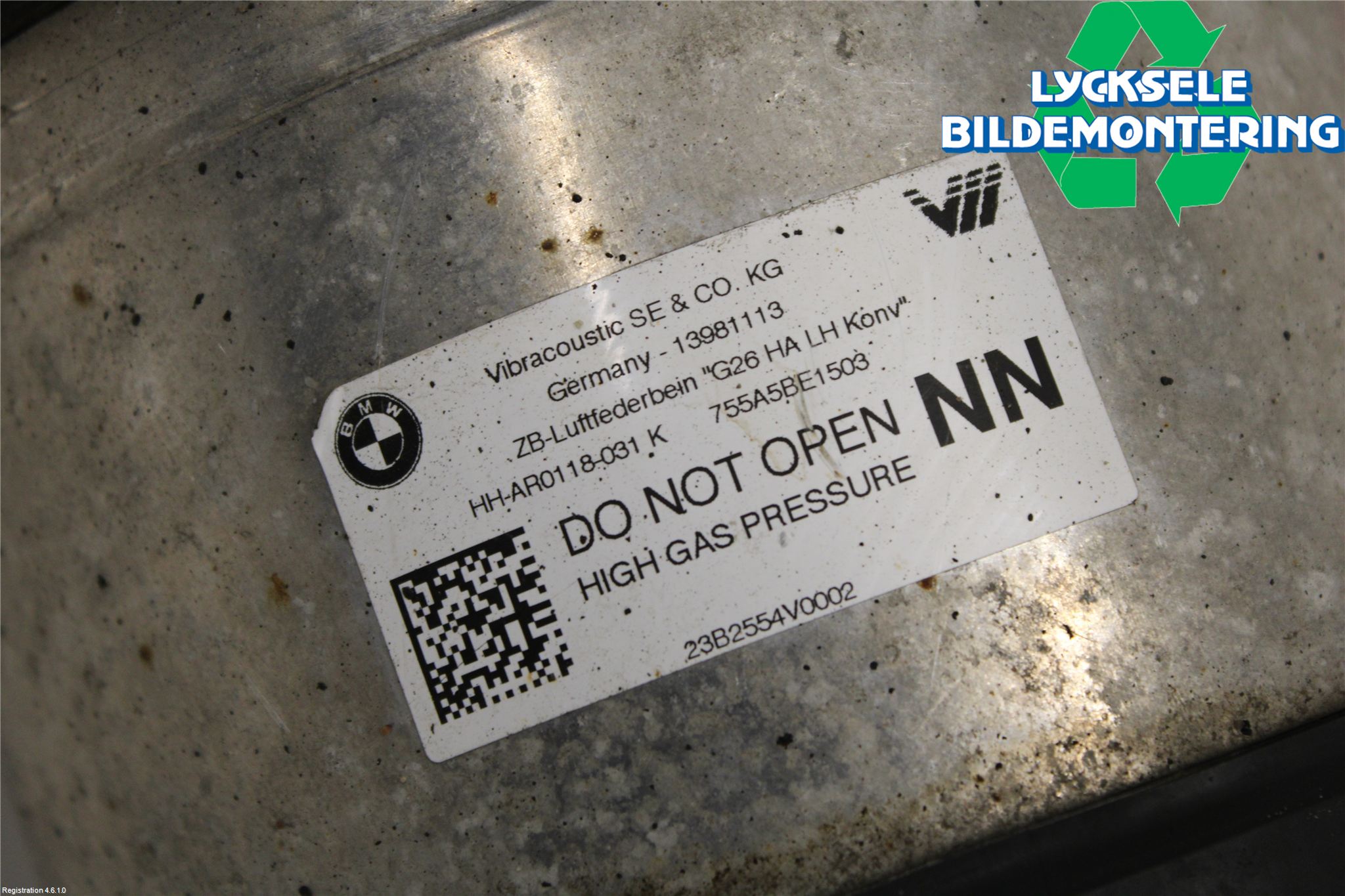 BMW 4/i4 G26 GRAN COUPÉ 21- Fjäderben Bak Vänster