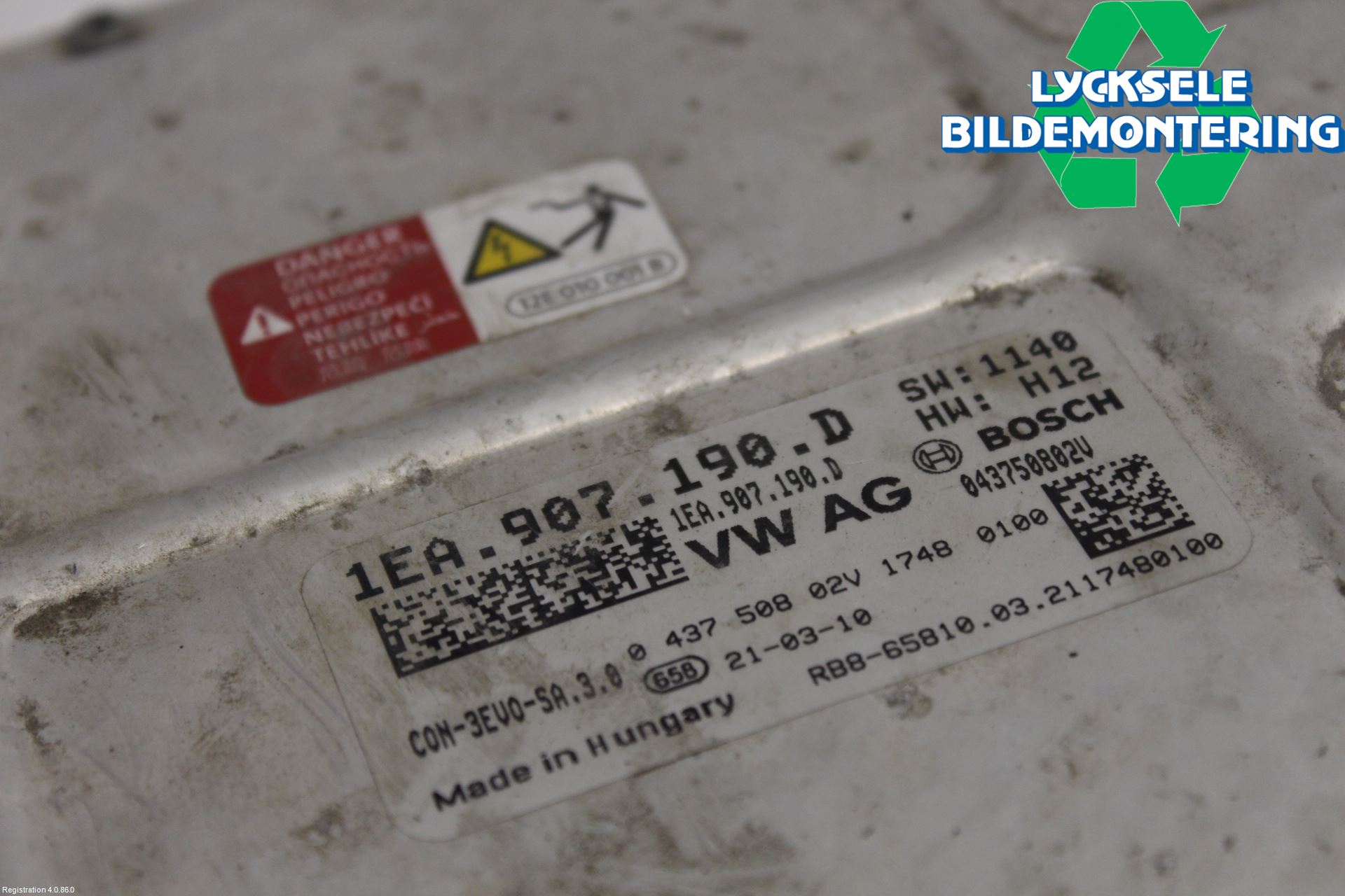 Volkswagen VW ID.3 21- Dc-Cd Omvandlare Hybrid