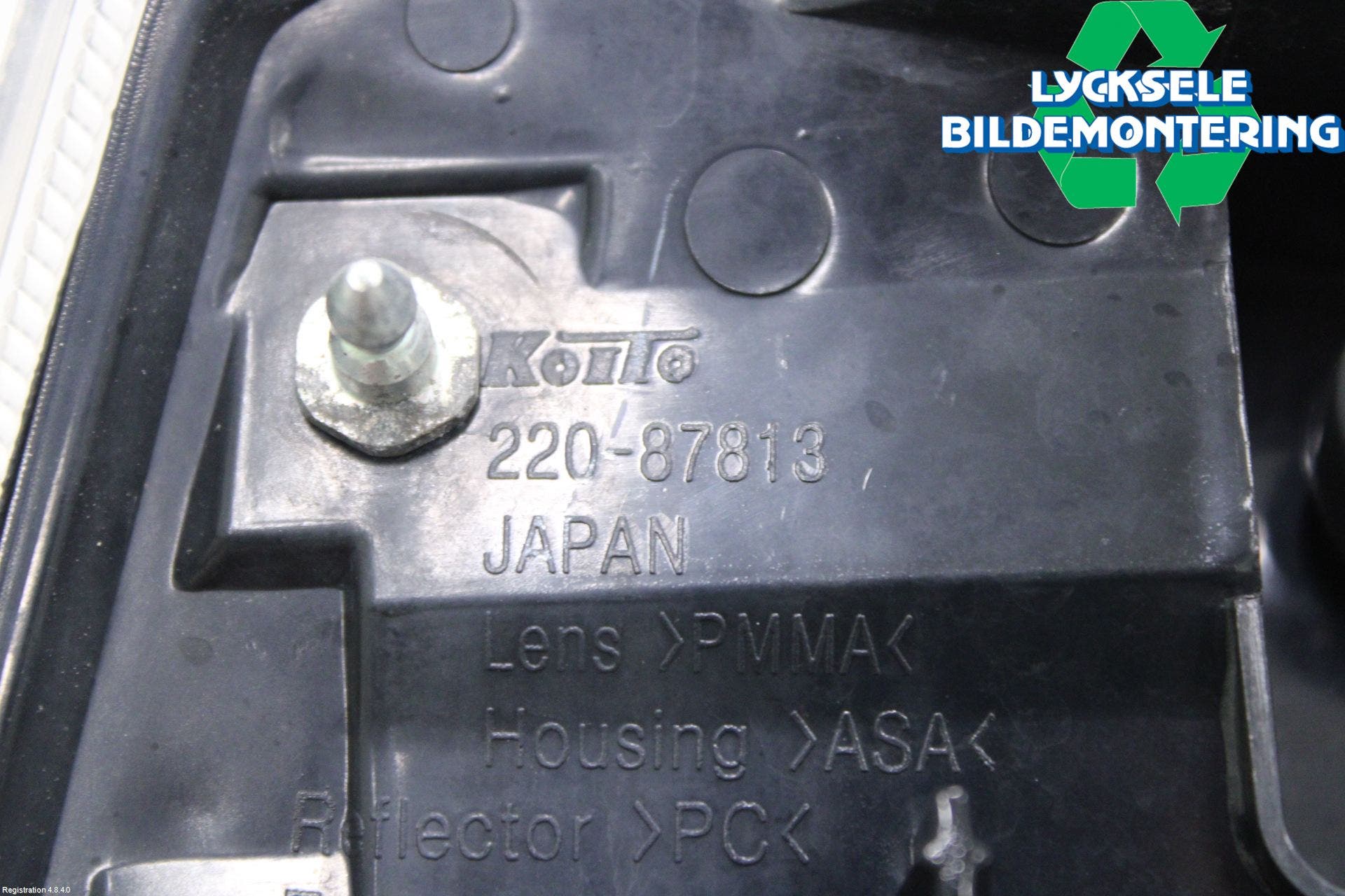 Mitsubishi OUTLANDER 07-12 Bakljus Höger