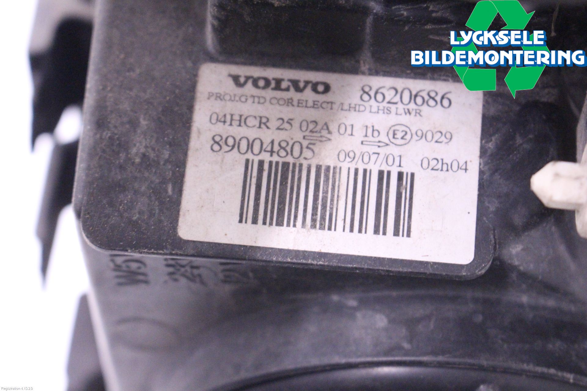 Volvo XC70 01-04 Strålkastare Vänster
