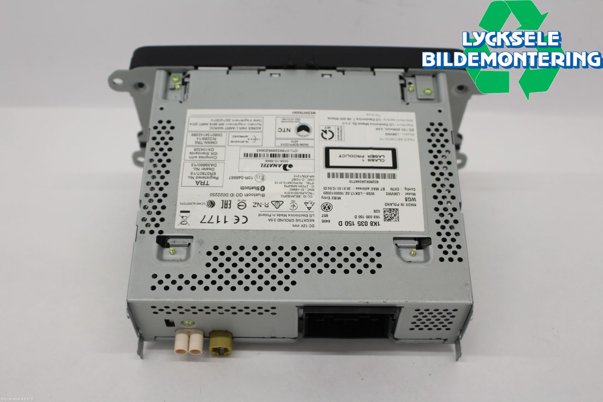 Volkswagen VW CADDY 16-20 Cd Radio - Multimediapanel