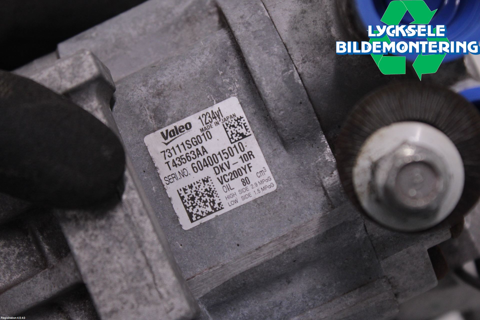 Subaru FORESTER SJ 13-18 Ac Kompressor